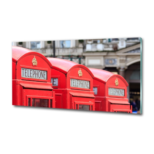 Quadro in verde Telefono pubblico