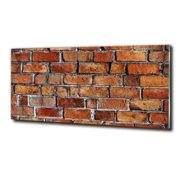 Quadro su vetro Muro di mattoni