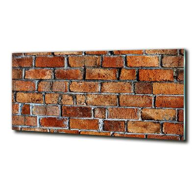 Quadro su vetro Muro di mattoni