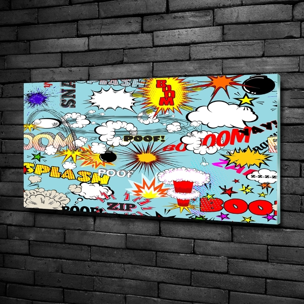 Quadro in verde Fumetti