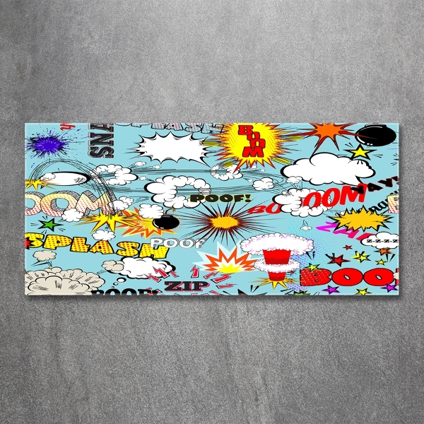 Quadro in verde Fumetti