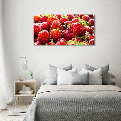 Quadro vetro Fragole