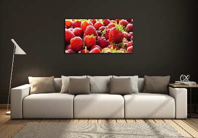 Quadro vetro Fragole