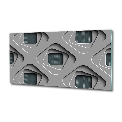 Quadro su vetro Astrazione 3D