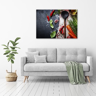 Quadro in verde Ingredienti