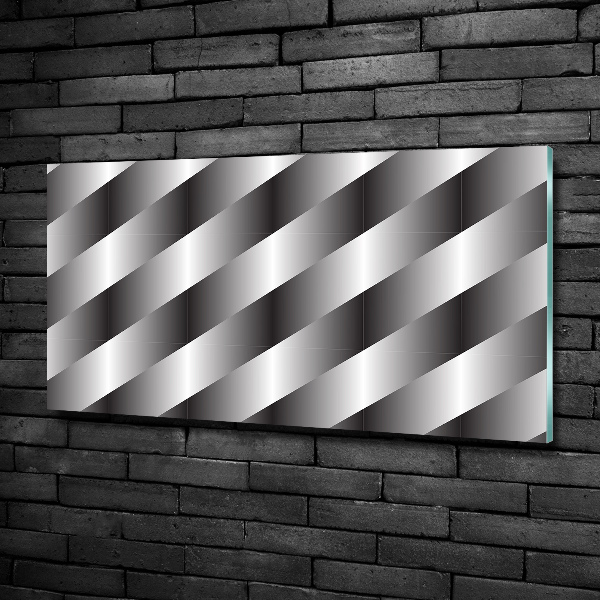 Quadro vetro Strisce astratte