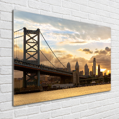 Quadro vetro Ponte di Filadelfia