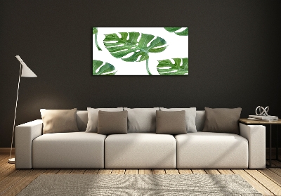 Quadro vetro Monstera