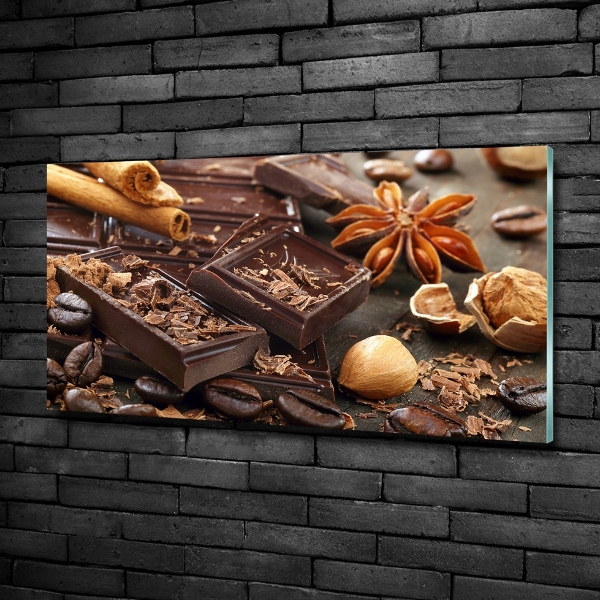 Quadro su vetro Cioccolato