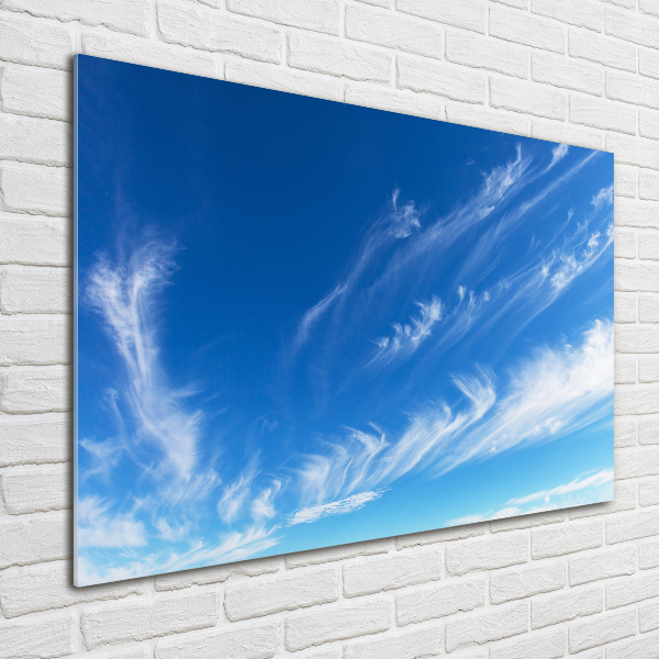 Quadro su vetro Cielo blu