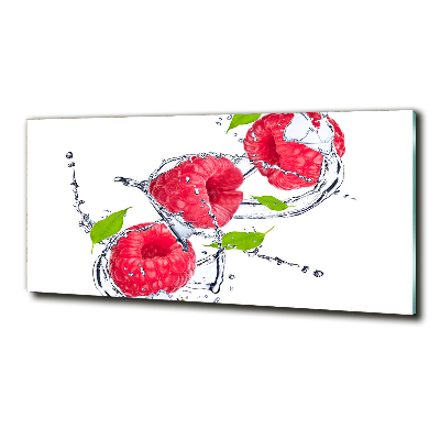 Quadro su vetro Lampone e acqua