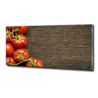 Quadro vetro Pomodori su legno