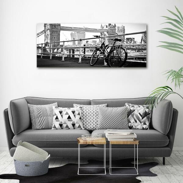 Quadro in verde Andare in bicicletta a Londra