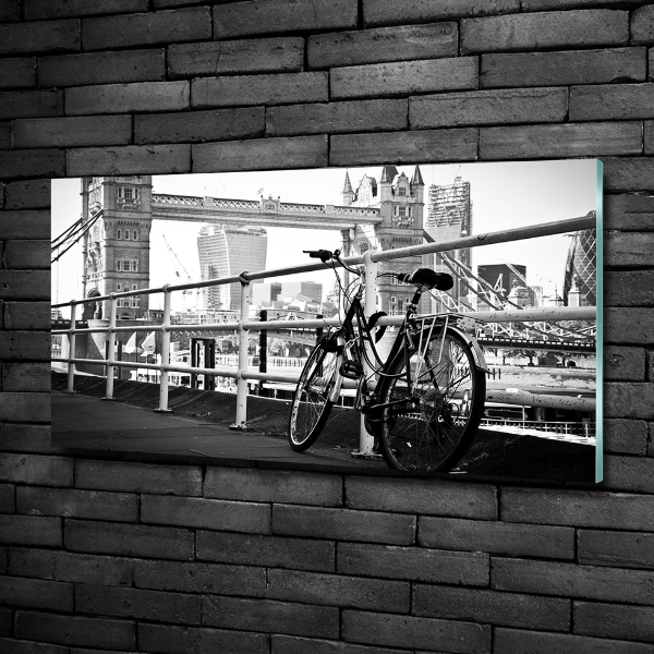 Quadro in verde Andare in bicicletta a Londra