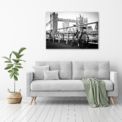 Quadro in verde Andare in bicicletta a Londra