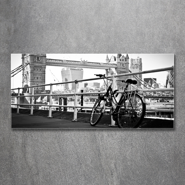 Quadro in verde Andare in bicicletta a Londra