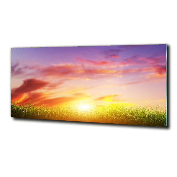 Quadro vetro Tramonto