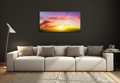 Quadro vetro Tramonto