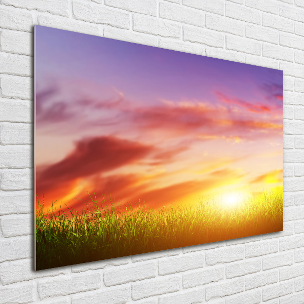 Quadro vetro Tramonto