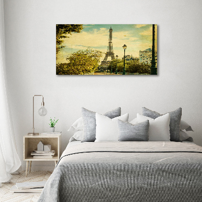 Quadro in verde Torre Eiffel Parigi