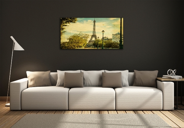 Quadro in verde Torre Eiffel Parigi