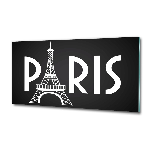 Quadro su vetro Parigi