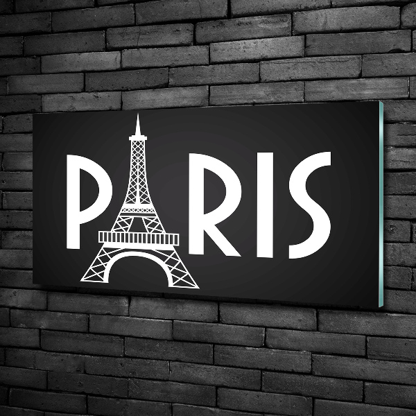 Quadro su vetro Parigi