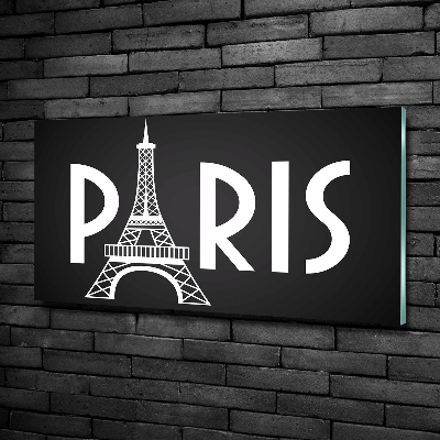 Quadro su vetro Parigi