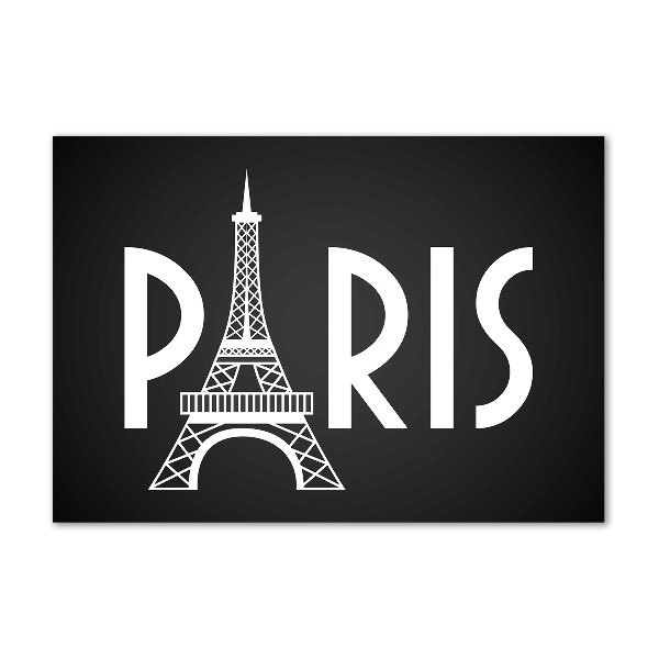 Quadro su vetro Parigi