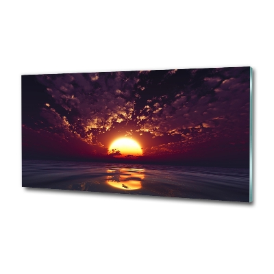 Quadro su vetro Tramonto