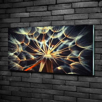 Quadro vetro Denti di leone