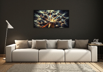 Quadro vetro Denti di leone