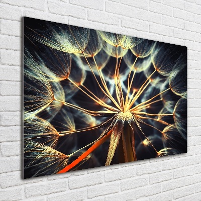 Quadro vetro Denti di leone