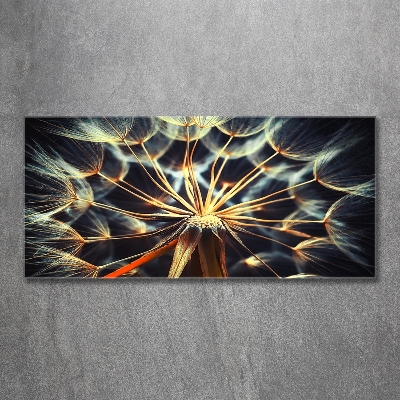 Quadro vetro Denti di leone