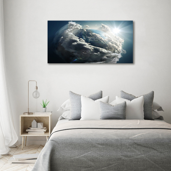 Quadro vetro Pianeta Terra