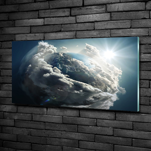 Quadro vetro Pianeta Terra