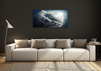 Quadro vetro Pianeta Terra