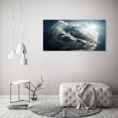 Quadro vetro Pianeta Terra