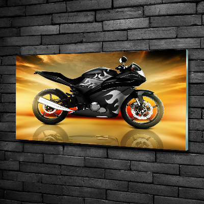 Quadro su vetro Motocicletta