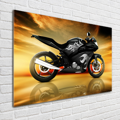 Quadro su vetro Motocicletta