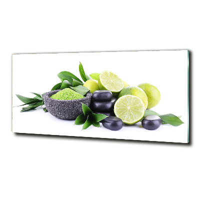 Quadro in verde Calci e pietre