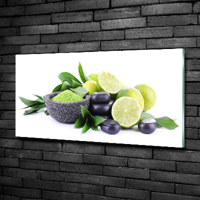 Quadro in verde Calci e pietre