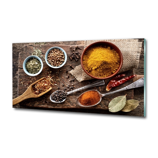 Quadro su vetro Miscela di spezie