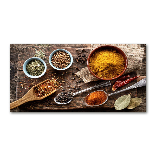 Quadro su vetro Miscela di spezie