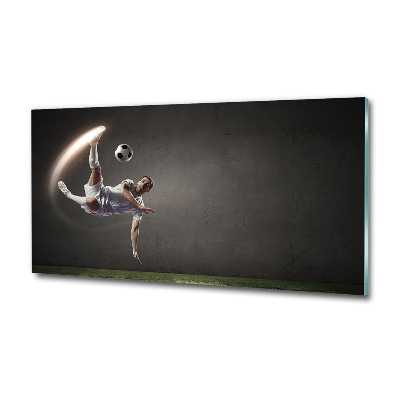 Quadro su vetro Calciatore