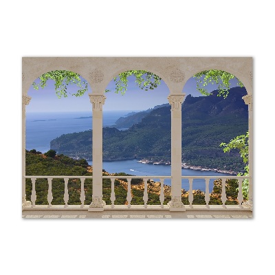 Quadro su vetro Vista della baia