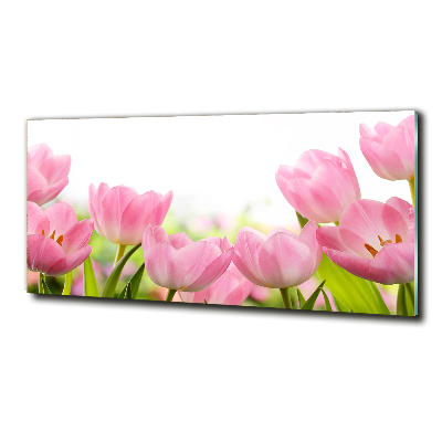 Quadro vetro Giardino rosa