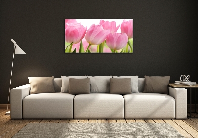 Quadro in vetro Giardino rosa