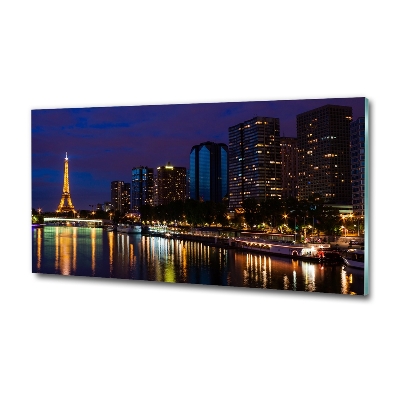 Quadro vetro Parigi di notte
