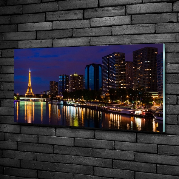 Quadro vetro Parigi di notte